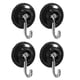 thumbnail image 1 of Perchas Adhesivas Para Abrigos, 4 Piezas, Ganchos Adhesivos Para Baño Sin Agujeros, Plástico Redondo Para Sala De Estar, 1 of 8