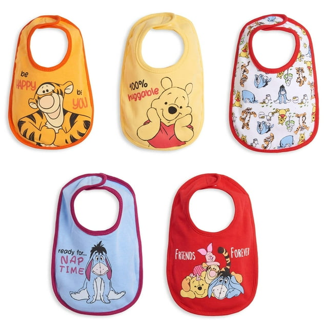 Baberos Disney Winnie the Pooh Tigger Eeyore Piglet Bebé Niño