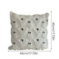 thumbnail image 6 of Halloween Pillow Covers 18x18, Cute Halloween Ghost Spooky Pillows Decorative Throw Pillows for Sofa Couch Bed Fall Holiday Outdoor Home Decorations, 6 of 6