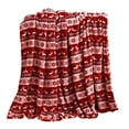 thumbnail image 2 of PALIFEUR Christmas Throw Blanket, Super Soft Warm Snowflake Blanket for Couch Bedroom, Christmas Flannel Blanket, Microfiber Thicken Blankets for Holiday Party Home Decorations, 40 x 28 Inch, 2 of 7