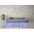 thumbnail image 3 of Ahgly Company Indoor Rectangle Abstract Blue Modern Area Rugs, 8' x 10', 3 of 4
