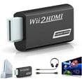 thumbnail image 4 of LNKOO Wii to HD Converter Adapter, Wii to HD 1080P / 720P Output Video Converter & 3.5mm Jack Audio Output Supports All Wii Display Modes Compatible, 4 of 5