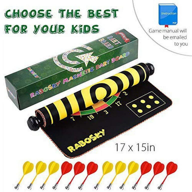 RaboSky Dart Board Game Toys for 6 7 8 9 10 11 12 13 Year Old Boys