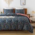 thumbnail image 1 of Ensemble de Housse de Couette - Housse de Couette 100 % Coton Floral, Doux &, 1 of 8