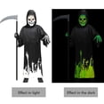thumbnail image 3 of Disfraz de personaje de cómics brillante de Halloween, disfraz de cosplay para fiesta de Halloween aterradora e iluminada para niños, 3 of 12