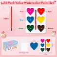thumbnail image 3 of Duchong Set de Pintura Acuarela para Niños de San Valentín, 24 Paquetes, 3 of 7