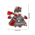 thumbnail image 3 of Flax Christmas Dolls Apple Bags Zipper Reusable 2026 New Chritmas Eva Santa Snowman Snowflake Deer Shaped Apple Candy Bags Bulk Storages For Chritmas Party Decor(Snowman), 3 of 4