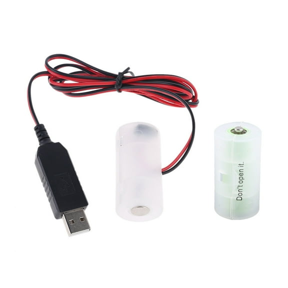 LR14 C Battery Eliminator USB Power Supply Replace 1 to 4pcs 1.5V C Cell Battery for LED Lamps Toys Electronic Devices