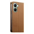 thumbnail image 2 of Funda Tipo Cartera de Cuero Sintético para XIAOMI POCO x7Pro Bloqueo RFID, con Ranuras para Tarjetas y Bolsillo para Efectivo, Cierre Magnético Fuerte Marrón, 2 of 4