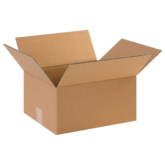 12 x 10 x 6 Inches Shipping Boxes, 25-Count (BS121006) Kraft