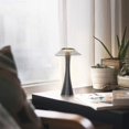 thumbnail image 3 of Rechargeable Designer Table Lamp Touch-sensitive Led Table Lamp - Dimmable Titanium Usb Bedside Lamp 3w Cordless Desk Lamp With Battery And Shade For, 3 of 5