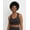 Black, variant on Women's Longline Racerback Sports Bra, Moderate Support Oregano 2XL
