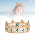 thumbnail image 1 of Bandeau Doré Rond Élégant Léger Confortable Ajustable Polyvalent pour Femmes Filles Enfants Fêtes d'Anniversaire Costumes d'Halloween, 1 of 5