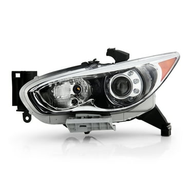 AKKON - Fits 2013 Infiniti Jx35 / 2014-2015 QX60 OE HID Model Projector LED Headlights Left Driver Side Assembly