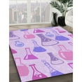 thumbnail image 2 of Ahgly Company Indoor Rectangle Patterned Heliotrope Purple Area Rugs, 8' x 12', 2 of 6