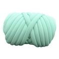 thumbnail image 3 of Chunky Yarn 500G Crocheting Bulky Chunky Yarn for Baskets Rug Making Throw Light Light Green, 3 of 8