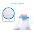 thumbnail image 3 of Pie de protección de protección de baño - longitud de pie adulto 28 cm Pegamento PP + material de silicona PVC azul Eigraketly AF000250-00, 3 of 6