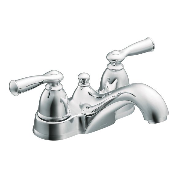 Grifo de baño Moen Banbury Chrome Traditional de 4 pulgadas