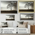 thumbnail image 4 of Designart "Minimalist Photography Of A Serene Tree" Tree Wall Decor, 4 of 7
