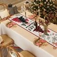 thumbnail image 4 of Grrvtrz 72x13inches Christmas Tablecloth Christmas Table Flag Waterproofs Decoration Coffee Table Long Tablecloth Christmas Decoration Supplies,Holiday Products,Christmas Decorations, 4 of 6