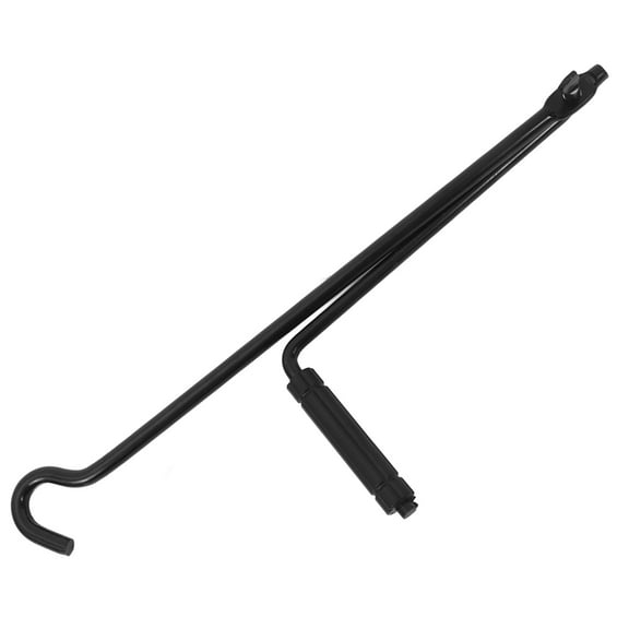 HOOWIFFY Floor Jack Handle Steel Black Replacement Car Jack Handle 1 Piece for Automotive Use