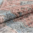 thumbnail image 6 of Well Woven Menda Light Blue Machine Washable Vintage Style Updated Classic Distsressed Persian Mat Rug 2x4 (2' x 3'11"), 6 of 7