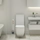 thumbnail image 4 of Cepillo de baño suave para inodoro, de pared, con mango largo, para uso doméstico, sin ángulos muertos, cepillo de baño para inodoro de cuclillas, cepillo de baño., 4 of 7