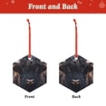 thumbnail image 2 of Rocae Majestic Black Yak for Acrylic Christmas Pendant Ornament for Festive Decor Hanging Pendant,Perfect for Home and Office-Hexagon, 2 of 7