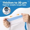 thumbnail image 6 of Cat Litter Box Liner for Self Cleaning Litter Box, Extra Thick Heavy Duty Replacement Bags for Multiple Cats, Control Waste Bags for Automatic Litter Box, 40 Count White, 6 of 6