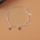 thumbnail image 2 of Pulsera chapada en plata para estudiantes que preserva el color, pulsera sencilla para mujer, joyería de mariposa estrella coreana, regalo de moda SL35, estrella de bambú sólida de cinco puntas, 2 of 2