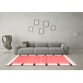 thumbnail image 3 of Ahgly Company Indoor Square Abstract Red Contemporary Area Rugs, 3' Square, 3 of 4