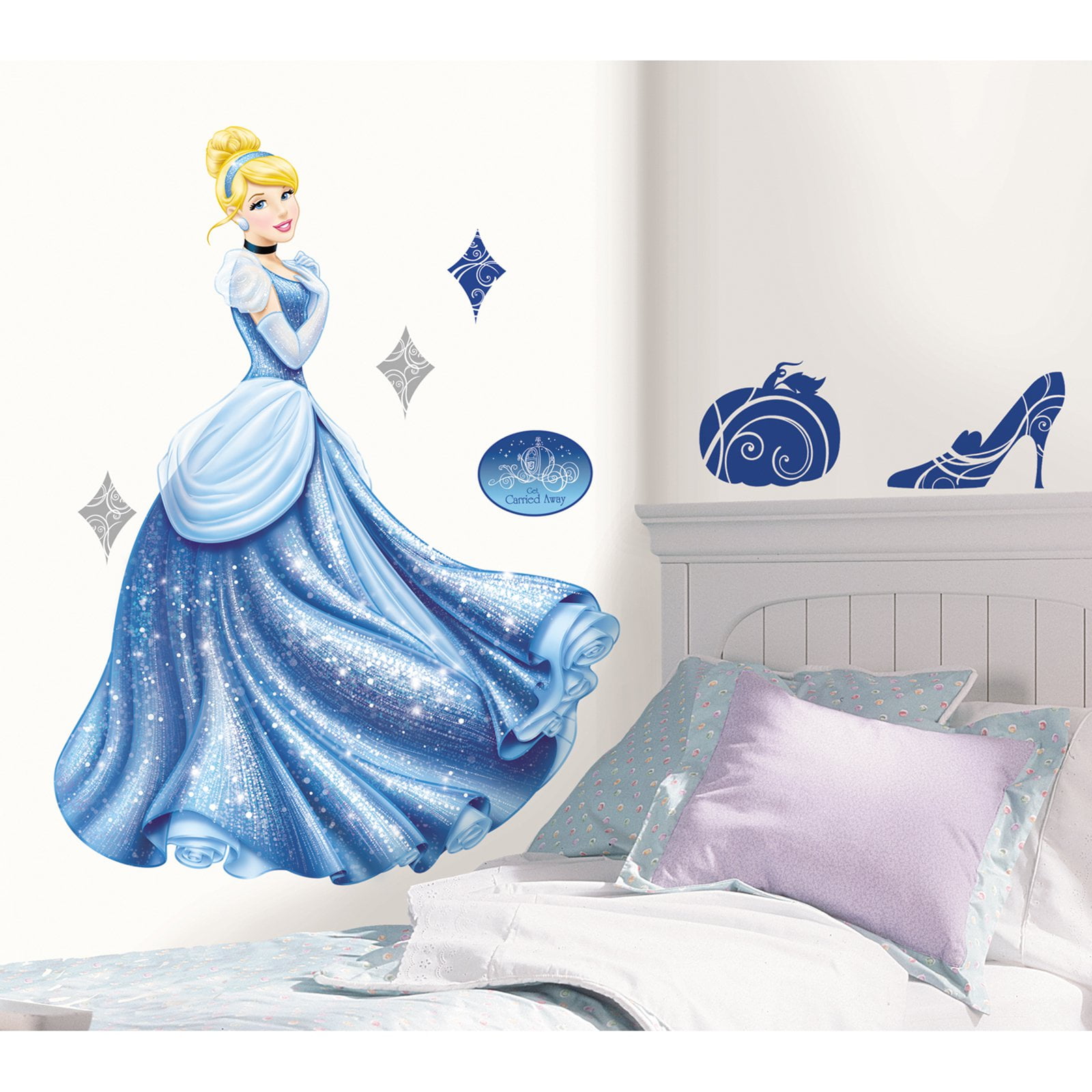 Disney Princess Cinderella Glamour Peel & Stick Giant Wall Decal