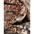thumbnail image 4 of Unique Loom Utopia Collection Area Rug - Antheia (8' Round Terracotta/Blue), 4 of 7