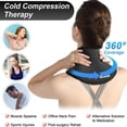 thumbnail image 2 of POINTERTECK Neck Ice Pack Wrap Gel Reusable Ice Packs for Neck Pain Relief  Cervical Cold Compress Ice Pack for Sports Injuries  Swelling  Office Neck Pressure and Cervical Surgery Recove, 2 of 6