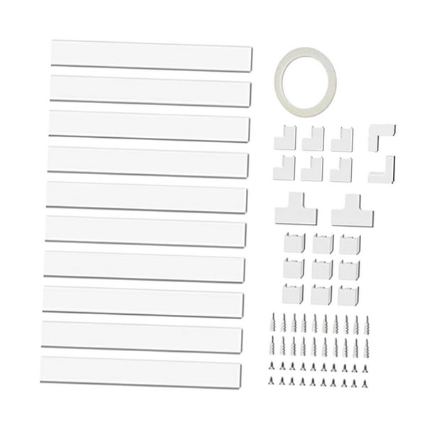 Kit de cubierta de alambre para decoración de piso, para ocultar cables y molduras de alambre para pared 24 cm x 14 cm x 40 cm