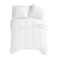 thumbnail image 4 of TRULY SOFT Green Solid White King 3 Piece Comforter Set, Solid Color Themed, Oeko-TEX Certified Confidence, 4 of 9