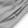 thumbnail image 6 of ZACPNCV Men's Stretch Training Shorts Elastic Waist Zippered Pocket Solid Color Quick Dry Gym Running Bottoms Summer, 6 of 8