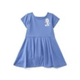 thumbnail image 5 of Frozen Toddler Girls Graphic Print Skater Dress with Short Sleeves, Sizes 12M-5T, 5 of 8