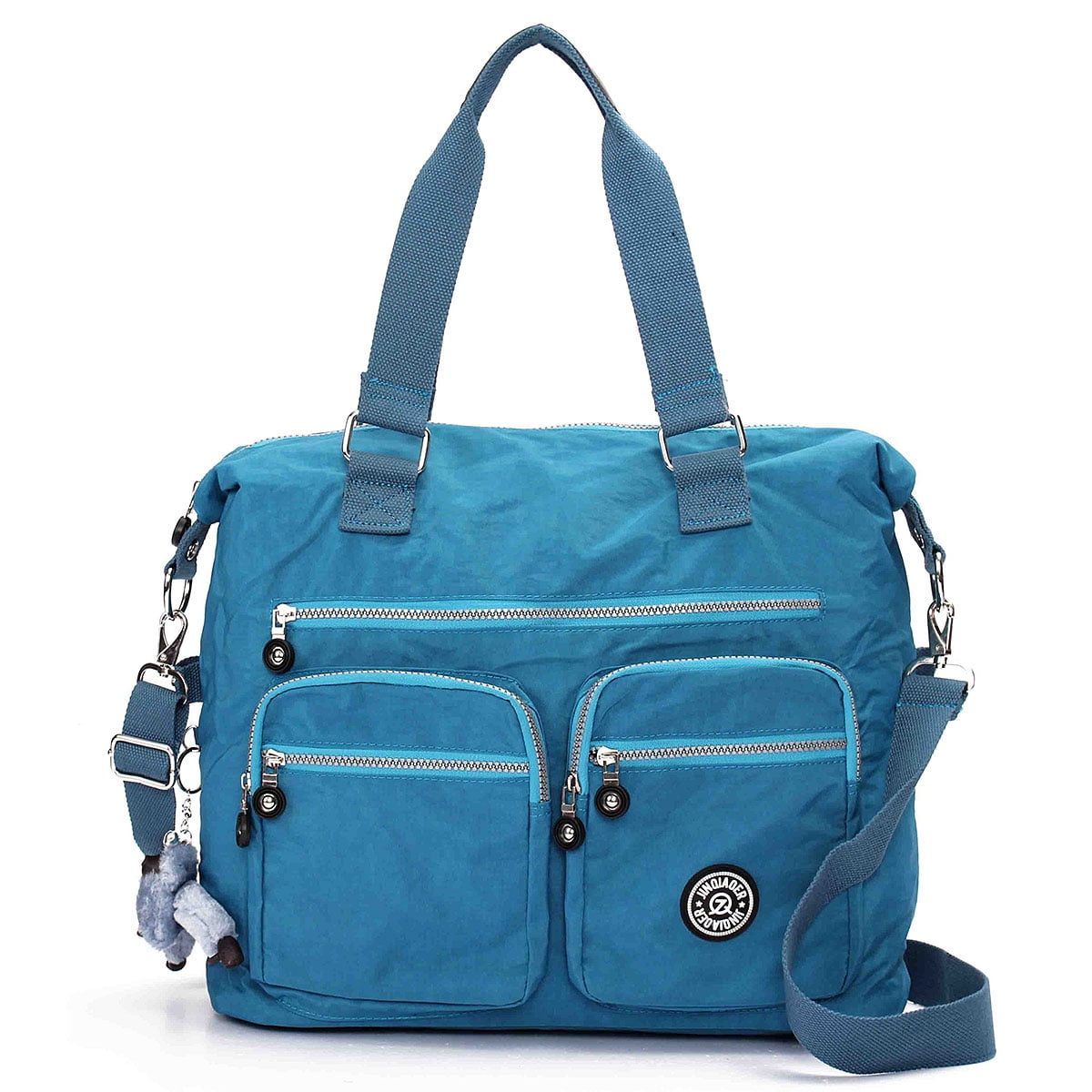 Waterproof Nylon Shoulder Crossbody Bags - Handbag Zipper Pocket Tote Bag Purses Satchel for ...