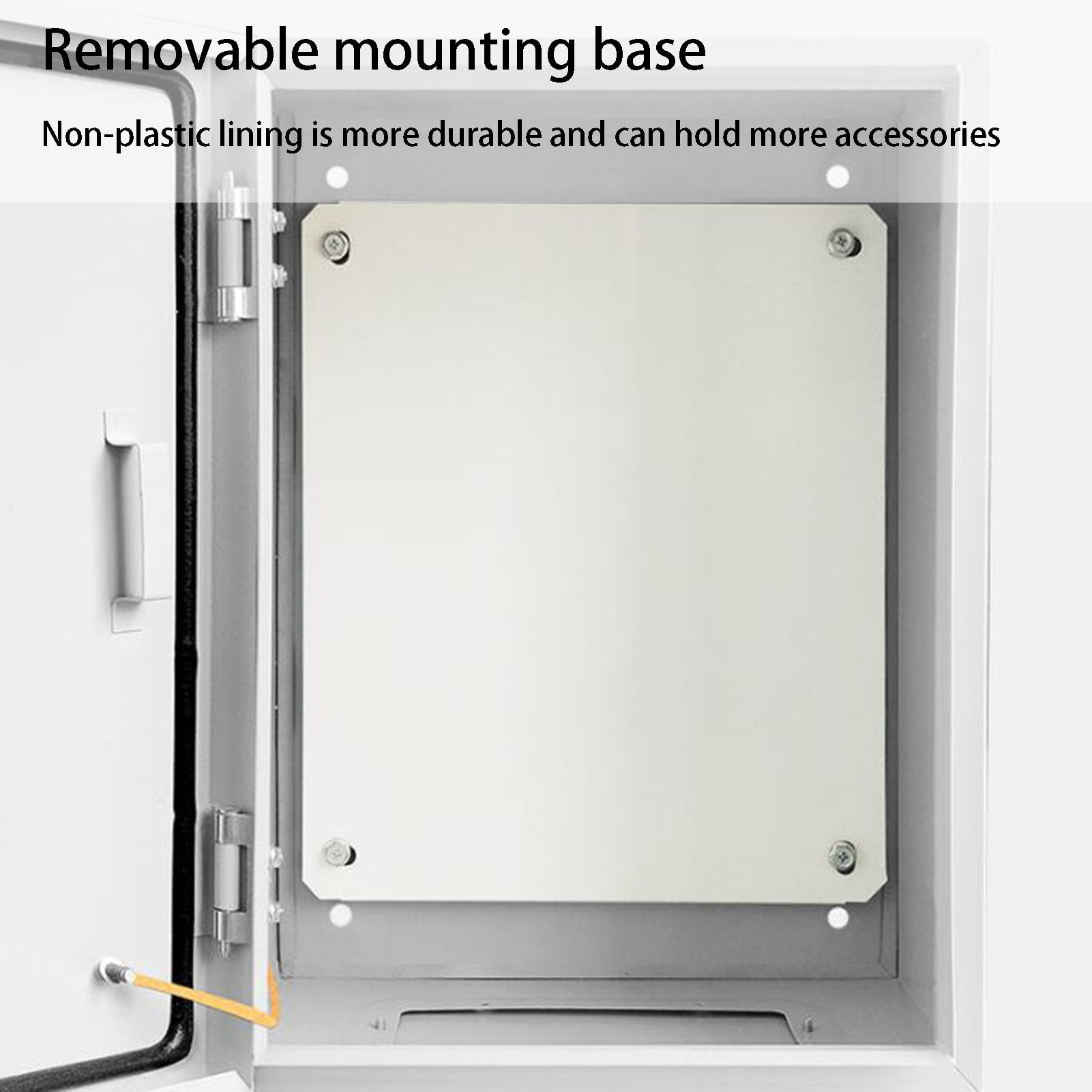 Stainless steel electrical housing box, weatherproof electrical lockable connection box, cable junction box, distribution box
