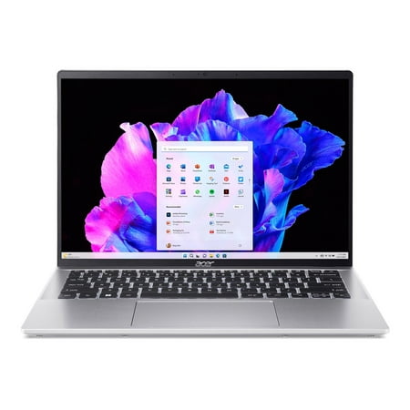 Acer Swift Go 14 SFG14-72 - 180-degree hinge design - Intel Ultra 5 - 125H / up to 4.5 GHz - Evo - Win 11 Home - Intel Arc Graphics - 16 GB RAM - 512 GB SSD - 14" OLED 2880 x 1800 (WQXGA+) @ 90 Hz - Wi-Fi 6E - pure silver - kbd: US Intl