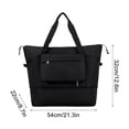 thumbnail image 3 of Foldable Travel Bag for Hand Luggage, Wet and Dry Separation with Mesh Compartments, Multipurpose for Weekend Trips and Beach Days, Topliu, 3 of 7