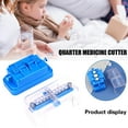 Multiple Portable 1/4 1/2 Adjustable Quartering Pill Cutter for Round