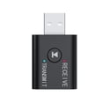 thumbnail image 1 of Graflsoa Adaptateur Audio Bluetooth 5.0 avec Connectivité USB & aux pour Transmission Audio Sans Fil, Noir, 1 of 6