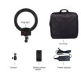 thumbnail image 1 of GoDecor 12"Upgrade Infinity Dimming LED Ring Light 6000K Dimmable Ring Video Light Black, 1 of 4