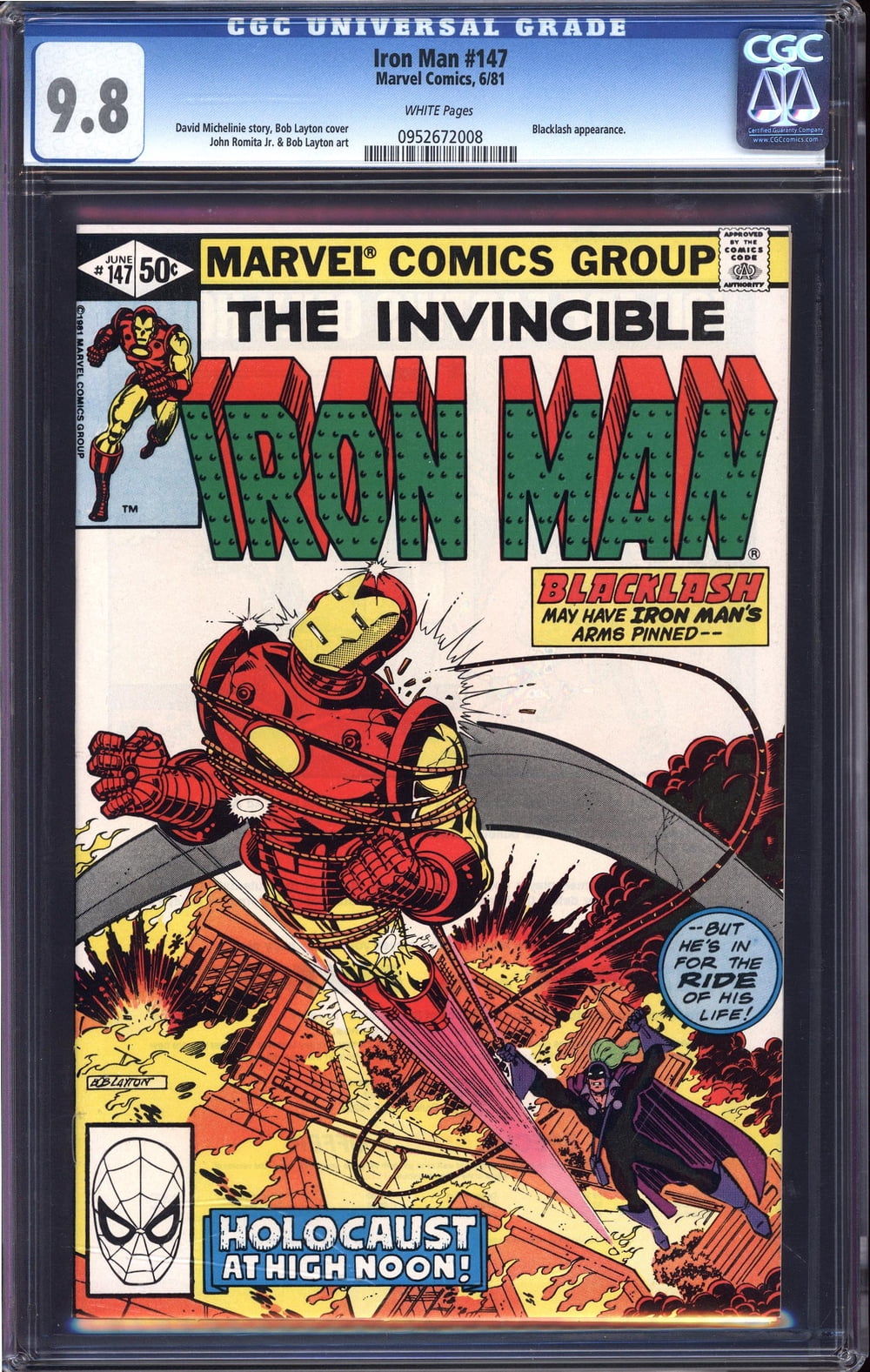 Iron Man #147 - CGC 9.8 Comic Book
