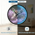 thumbnail image 5 of Indoor 12' Voice-Activated Luminous Decoration Wall Clock With LED Night Light A Beautiful Sight, 5 of 8