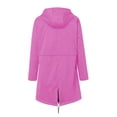thumbnail image 2 of Chandail à Capuchon Doux Veste Femme Imperméable Pluie Vestes Imperméables Manteau Extérieur Rose TTG, 2 of 4