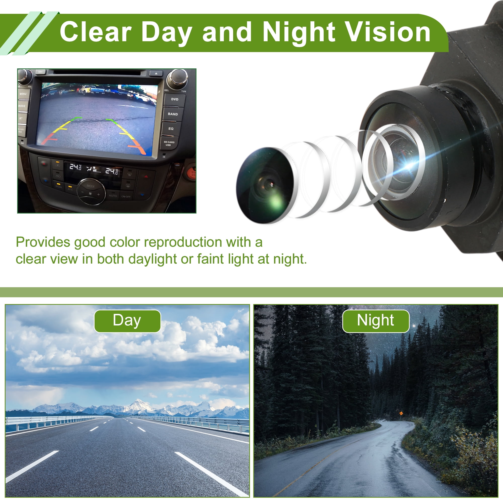 Unique Bargains Car Park Assist Camera for Mercedes-Benz GLC300 2017-2020 and GLC63