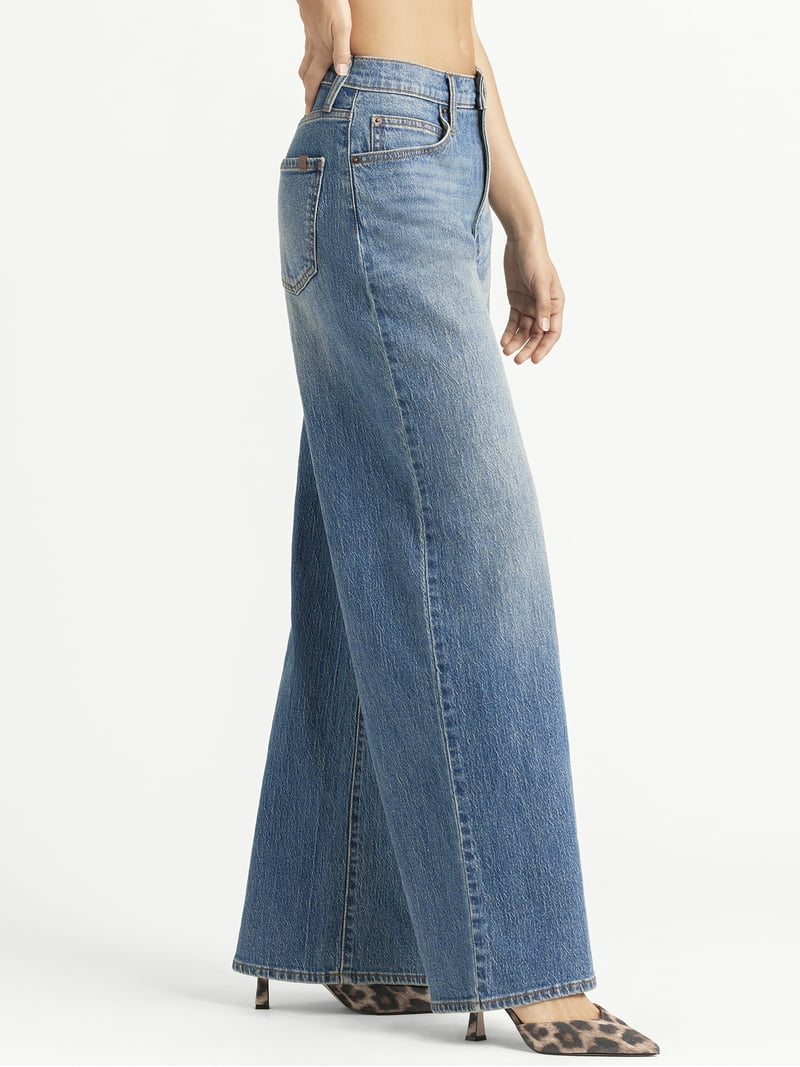 Jessica Simpson Women's and Women's Plus Freesia Wide Leg Jeans